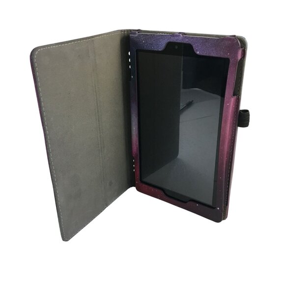 AMZON FIRE TABLET 8TH GENERATION MODEL L5S83A WITH CASE WORKS GREAT - Picture 1 of 7
